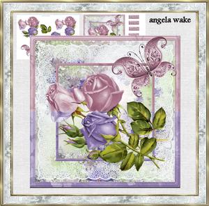 Lilac Rose and Butterfly Mini Kit