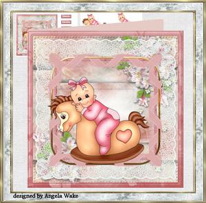 Riding the Rocking Horse 7x7 Card Mini Kit