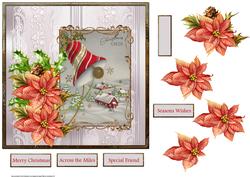The Bells Ring Out for Christmas 7x7 Card and Decoupage