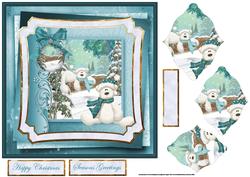 Teddy Bears Wonderland 7x7 Card