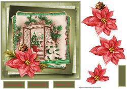 Christmas Through the Window 7x7 Card