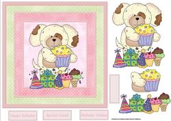 Beary Happy Birthday to You 7x7 Card