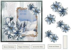 Silent Night, Holy Night 7x7 Card with Decoupage
