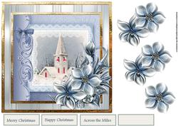 Christmas Bells Ring Out 7x7 Card