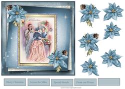 Ready for Christmas 7x7 Card and Decoupage