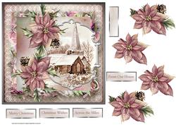 Vintage Church 7x7 Card and Decoupage