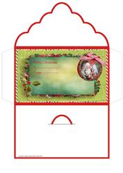 Vintage Christmas Money Wallet