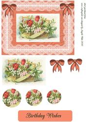 Tulips in a Basket