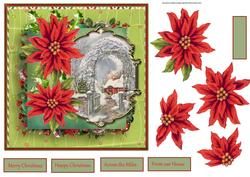 The Garden Gate 7x7 Card with Decoupage