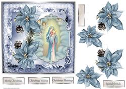 Mother of Jesus 7x7 Card and Decoupage