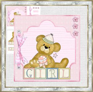 Baby Girl Teddybear Mini Kit