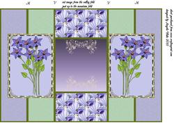 Shades of Purple, Rinestones and Pearls