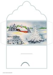 Vintage Christmas Money Wallet