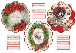 Vintage Christmas Toppers