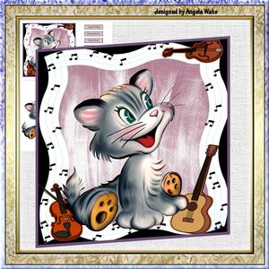 Cat Loves Music Mini Kit