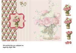 Vase of Roses Bracket
