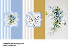 Forget Me Nots Bracket Style