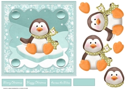 Snow penguin