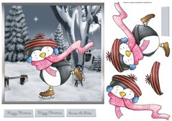 Penguin skating