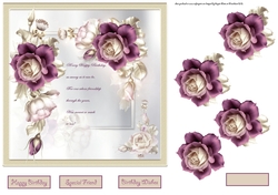 Delicate birthday rose