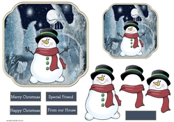Happy snowman