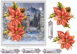 the park gates at Christmas