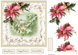 Church Christmas eve 7x7 card