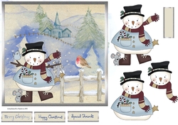 Snowman and friends