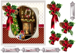 Christmas fireplace