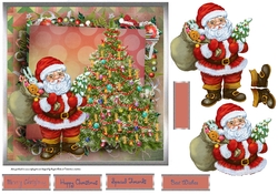 Santa and the Christmas tree