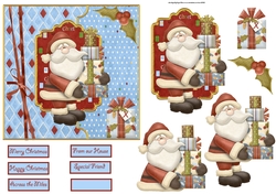 Santa and presents