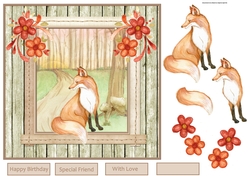 Fox in the woods