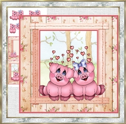 Piggies in love