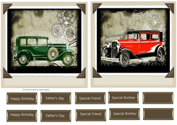 Vintage car toppers