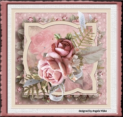Vintage wedding rose
