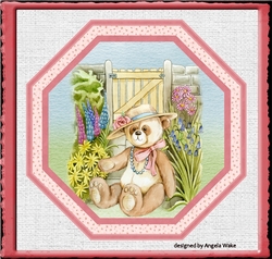 Teddy in the garden