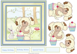 Teddy bears cupcake