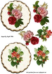 Vintage Floral Toppers
