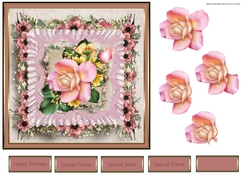 Rose and pansy