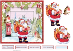 Santa is on his way