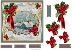 The farmhouse at Christmas
