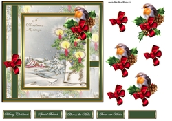 Vintage Christmas candles