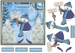 Frozy snowman