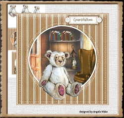 Wise vintage teddy bear