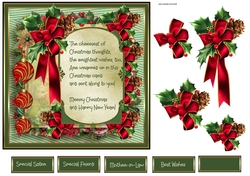 Holly and baubles 