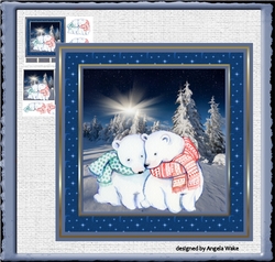 Polar bears keeping warm