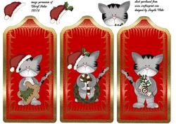 Three Christmas Kittens