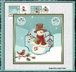 Snowman and friends