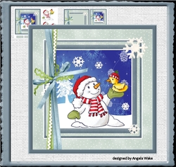snowman and duck