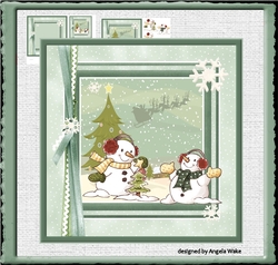 Snowmen and their Christmas tree